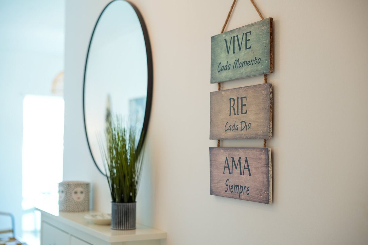 Interior details at CASA DCR holiday apartment