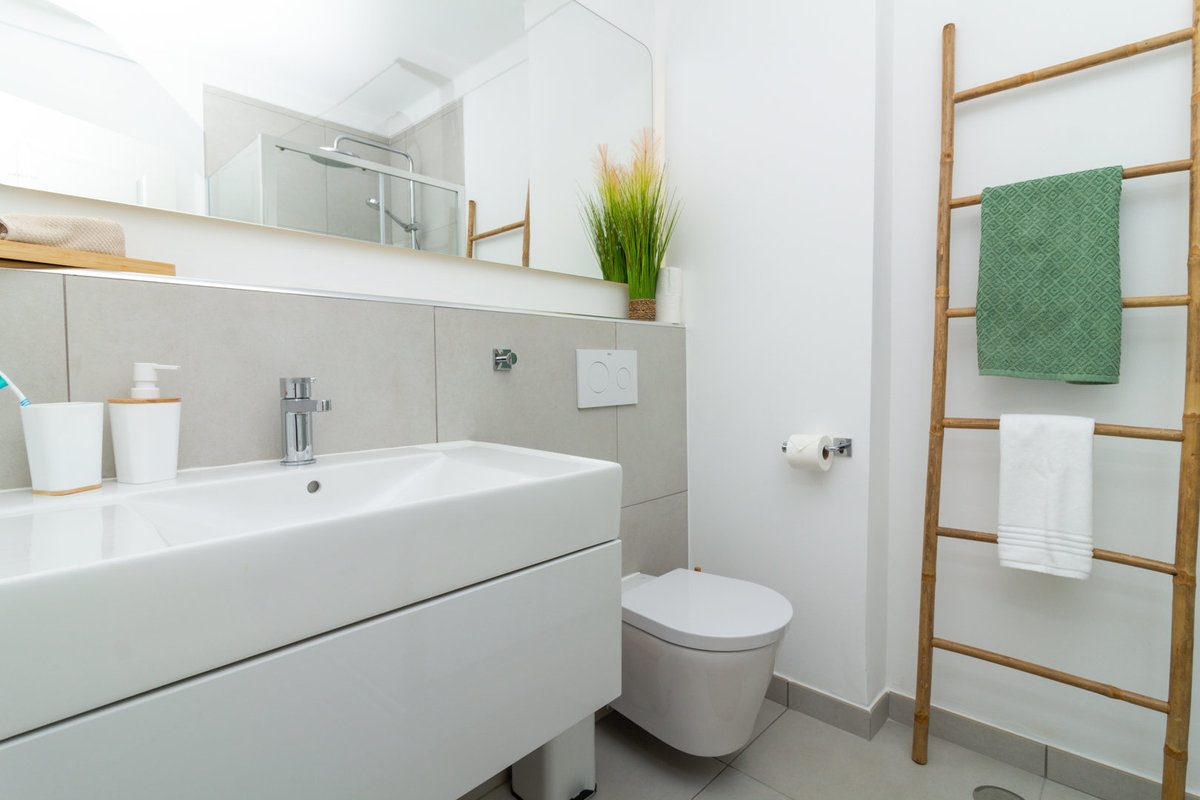 Bathroom at CASA DCR holiday apartment